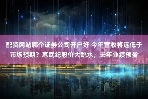 配资网站哪个证券公司开户好 今年营收将远低于市场预期？寒武纪股价大跳水，去年业绩预盈