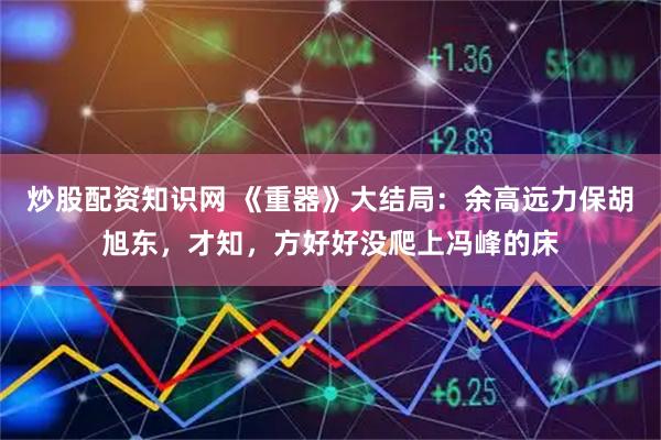 炒股配资知识网 《重器》大结局：余高远力保胡旭东，才知，方好好没爬上冯峰的床